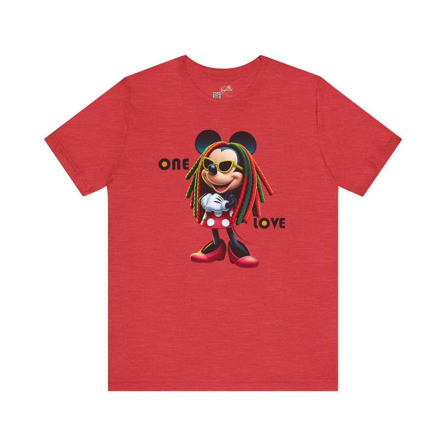 One Love Reggae Queen- Women's Bella Tee