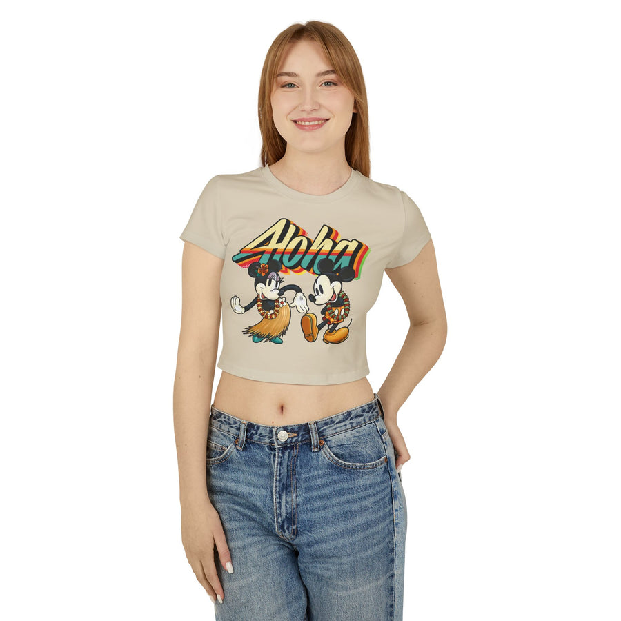 Aloha Sunrise Hula - Women's Baby Tee