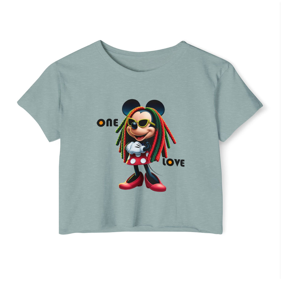 One Love Reggae Queen - Women's Crop Top