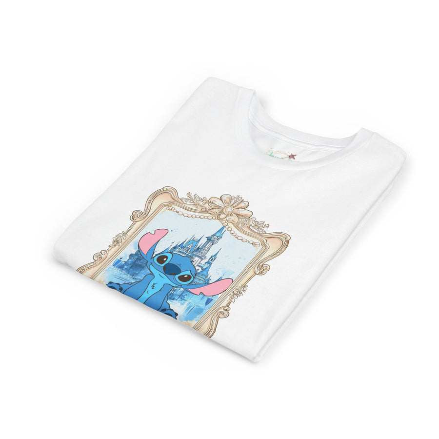 Stitch Coquette Castle - Youth  Tee