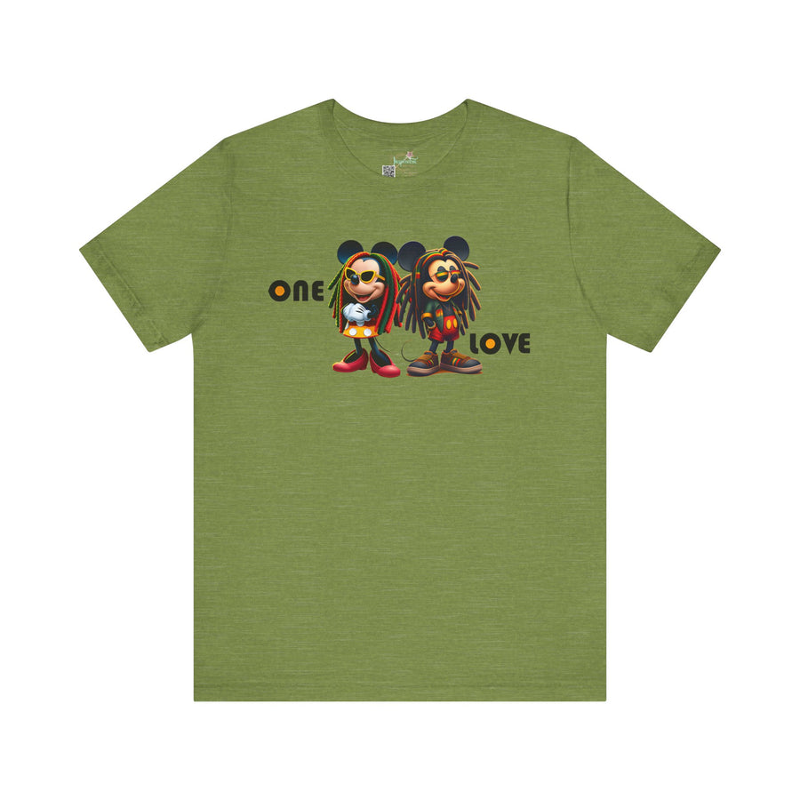 One Love Reggae Duo- Women's Bella Tee