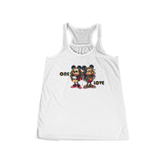 One Love Reggae Duo - Women's Bella Flowy Racerback Tank Top