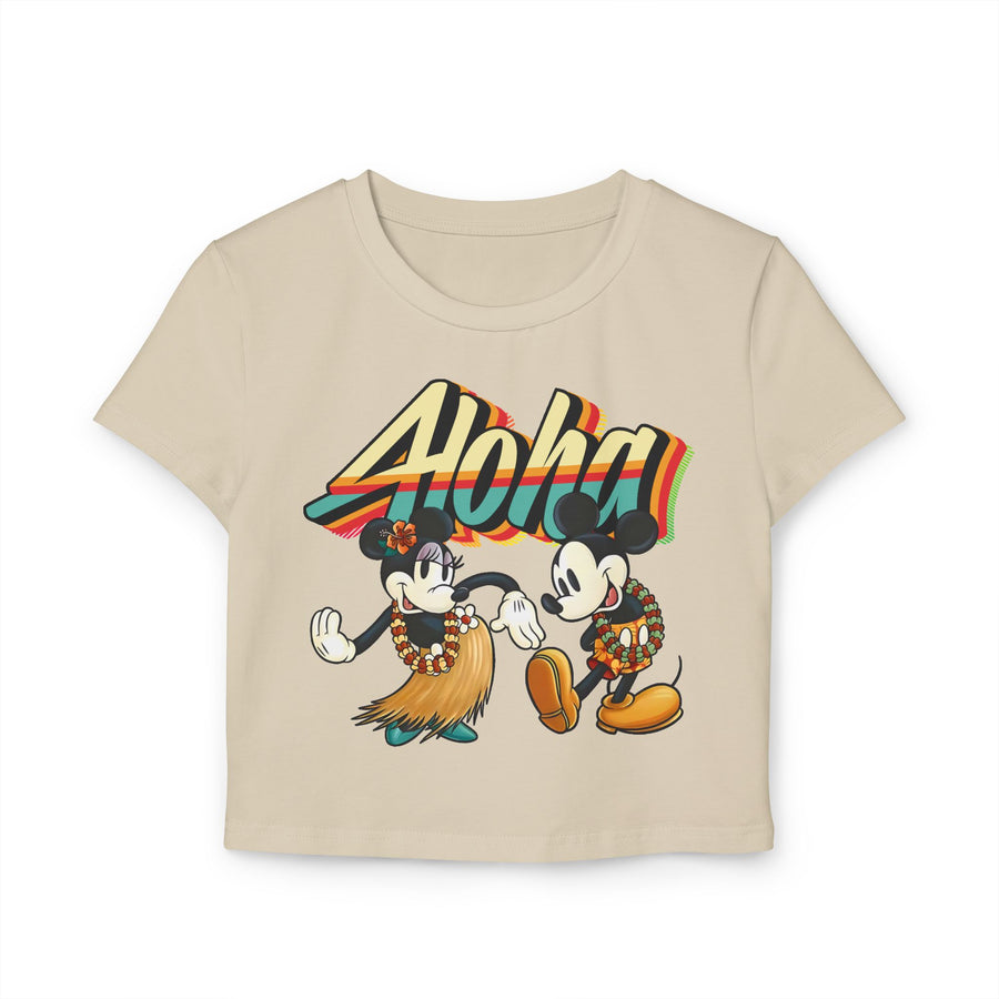 Aloha Sunrise Hula - Women's Baby Tee