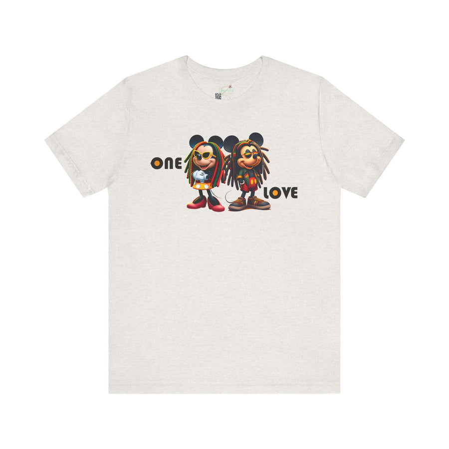 One Love Reggae Duo- Women's Bella Tee