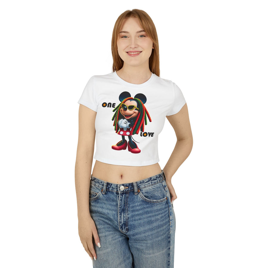 One Love Reggae Queen- Women's Baby Tee