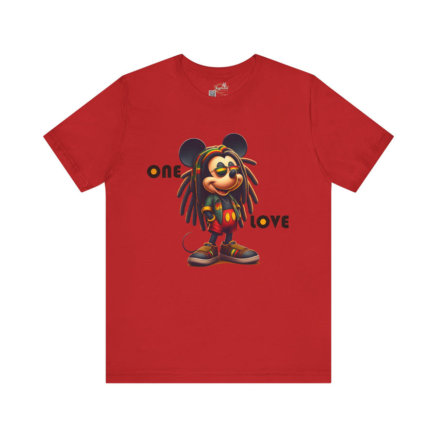 One Love Reggae Kingman- Men's Bella T-Shirt