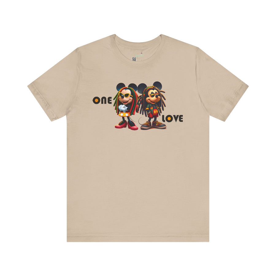 One Love Reggae Duo- Women's Bella Tee
