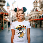 Aloha Sunrise Hula - Women's Bella Tee