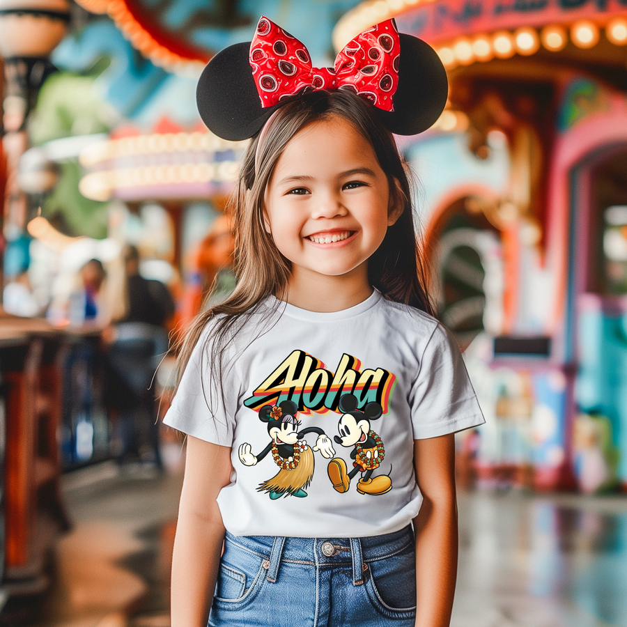 Aloha Sunrise Hula Duo - Youth Tee