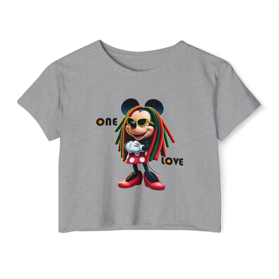 One Love Reggae Queen - Women's Crop Top