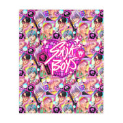 Velveteen Microfiber Blanket (Two-sided print)