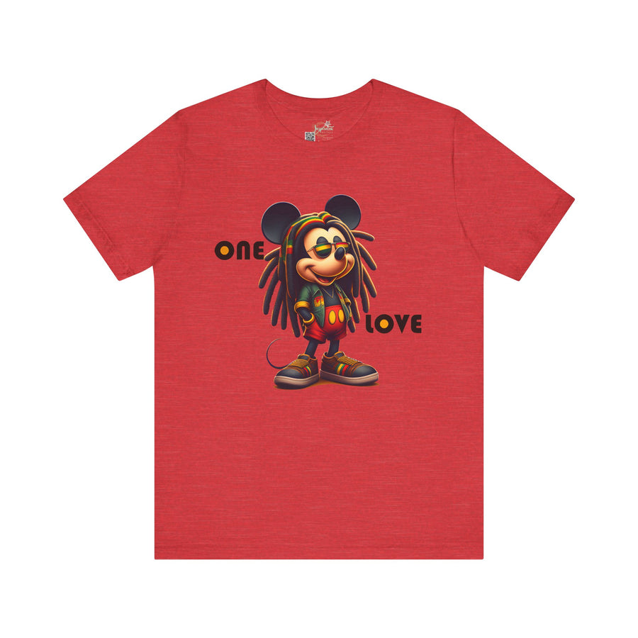 One Love Reggae Kingman- Men's Bella T-Shirt