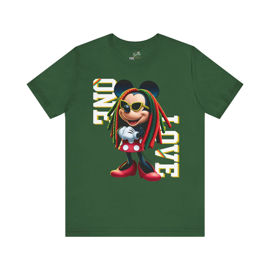 One Love Rasta Queen - Women's Bella Tee