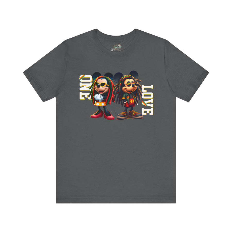One Love Rasta Duo - Women's Bella Tee