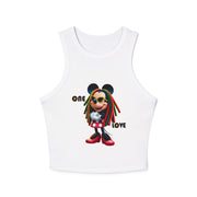 One Love Reggae Queen - Women's Racer Tank