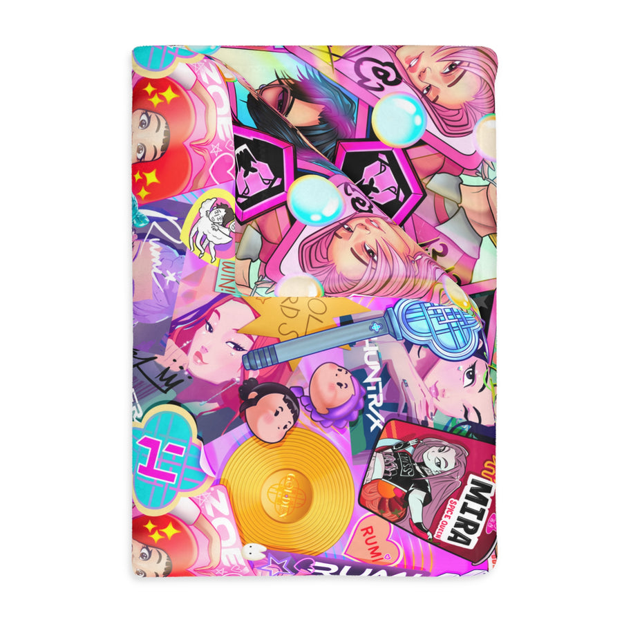 Velveteen Microfiber Blanket (Two-sided print)