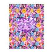 Velveteen Microfiber Blanket (Two-sided print)