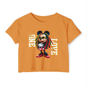 One Love Rasta Queen - Women's Crop Top