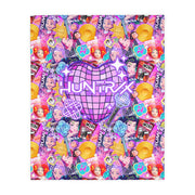 Velveteen Microfiber Blanket (Two-sided print)