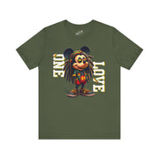 One Love Rasta Kingman- Men's Bella T-Shirt