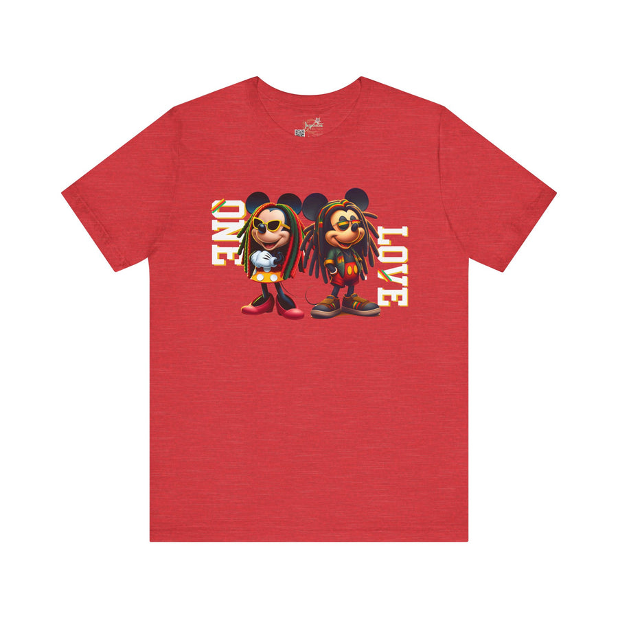 One Love Rasta Duo - Women's Bella Tee