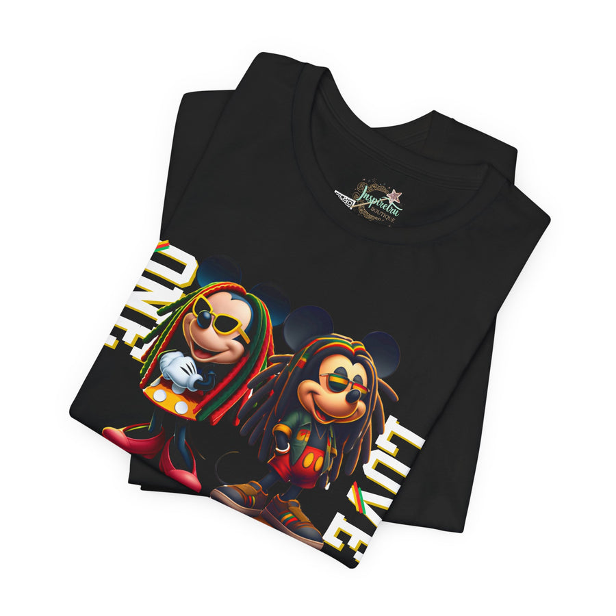 One Love Rasta Duo - Women's Bella Tee