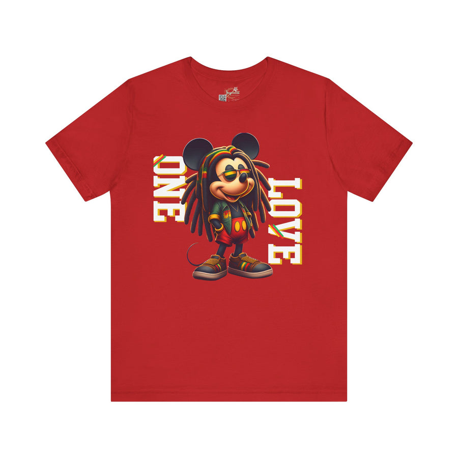 One Love Rasta Kingman- Men's Bella T-Shirt