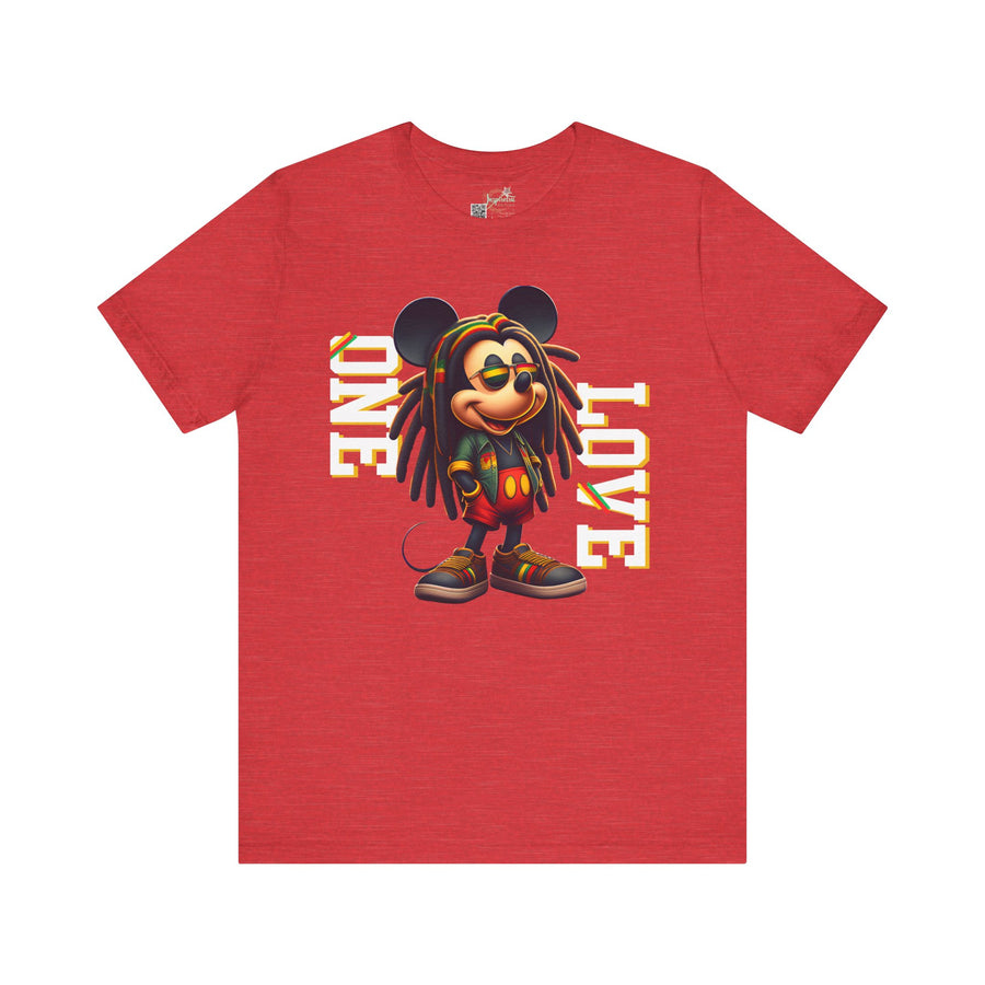 One Love Rasta Kingman- Men's Bella T-Shirt
