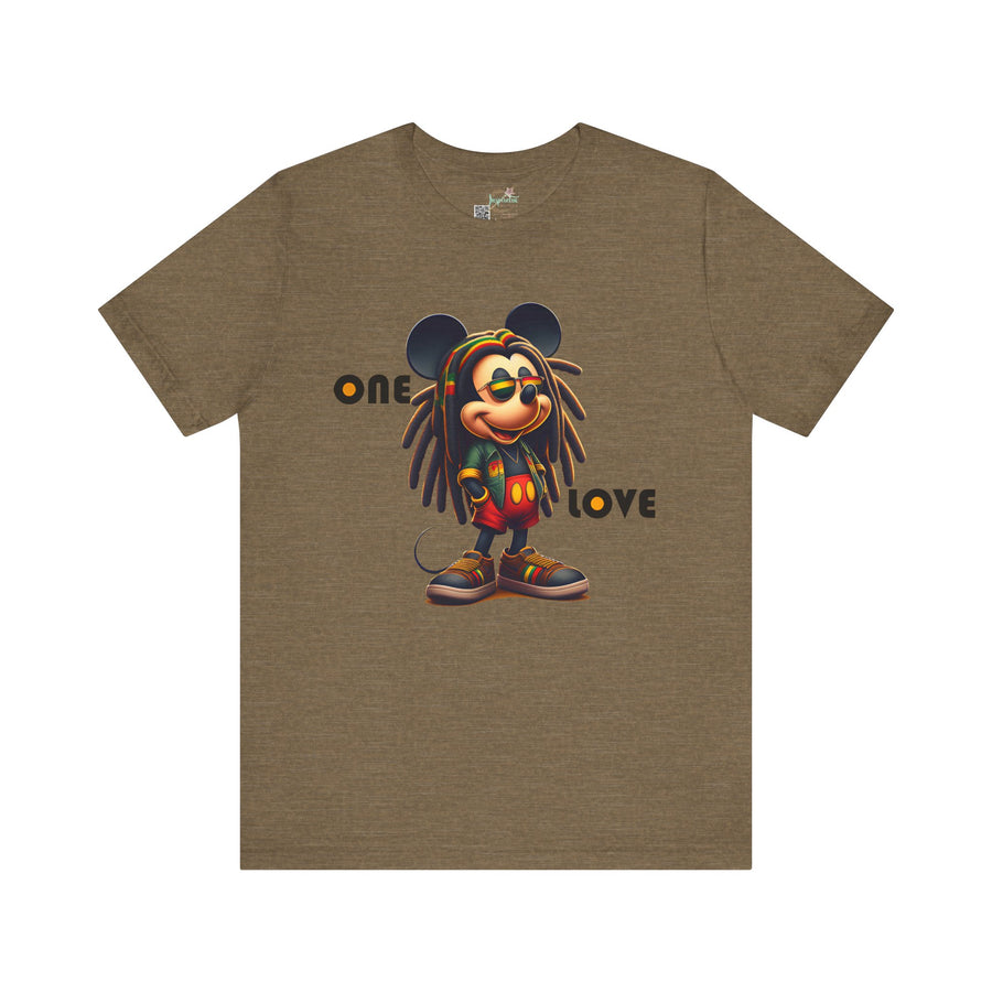 One Love Reggae Kingman- Men's Bella T-Shirt