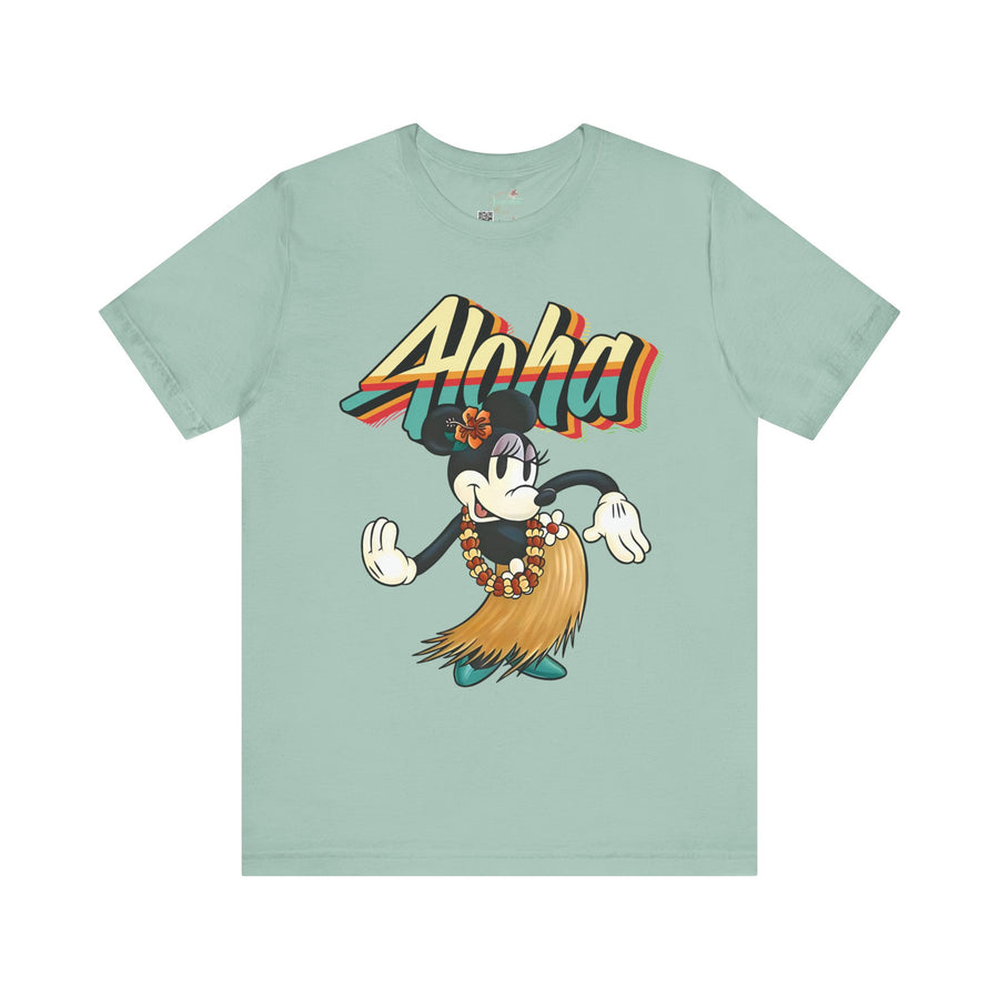 Aloha Sunrise Hula - Women's Bella Tee