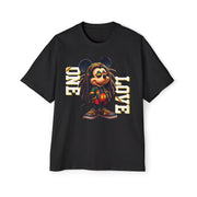 One Love Rasta Kingman- Men's Heavy Oversized Tee