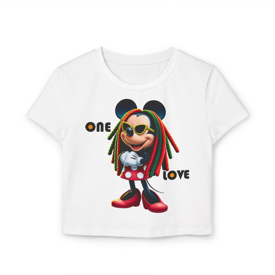 One Love Reggae Queen- Women's Baby Tee
