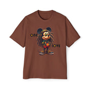 One Love  Reggae Kingman- Men's Heavy Oversized Tee