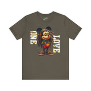 One Love Rasta Kingman- Men's Bella T-Shirt
