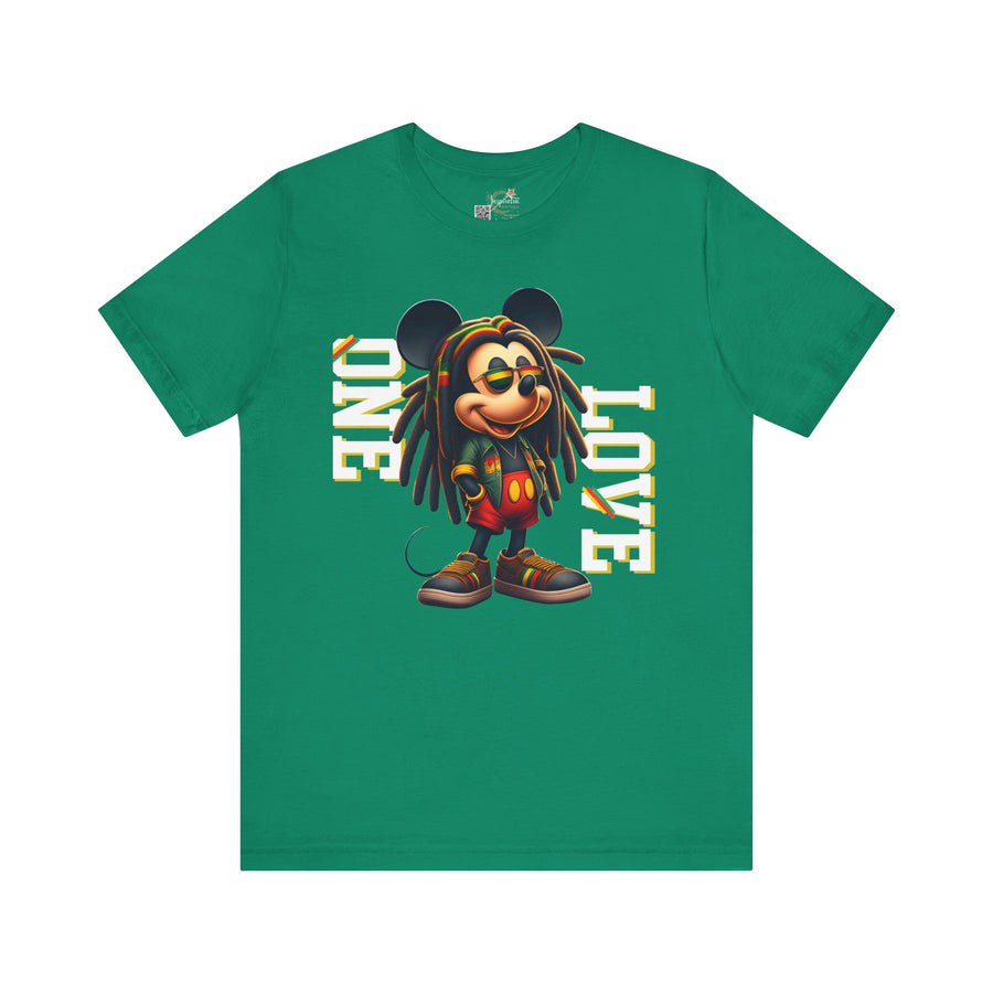 One Love Rasta Kingman- Men's Bella T-Shirt