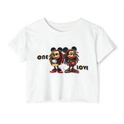 One Love Reggae Duo - Women's Crop Top