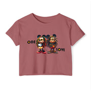 One Love Reggae Duo - Women's Crop Top