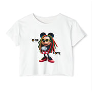 One Love Reggae Queen - Women's Crop Top
