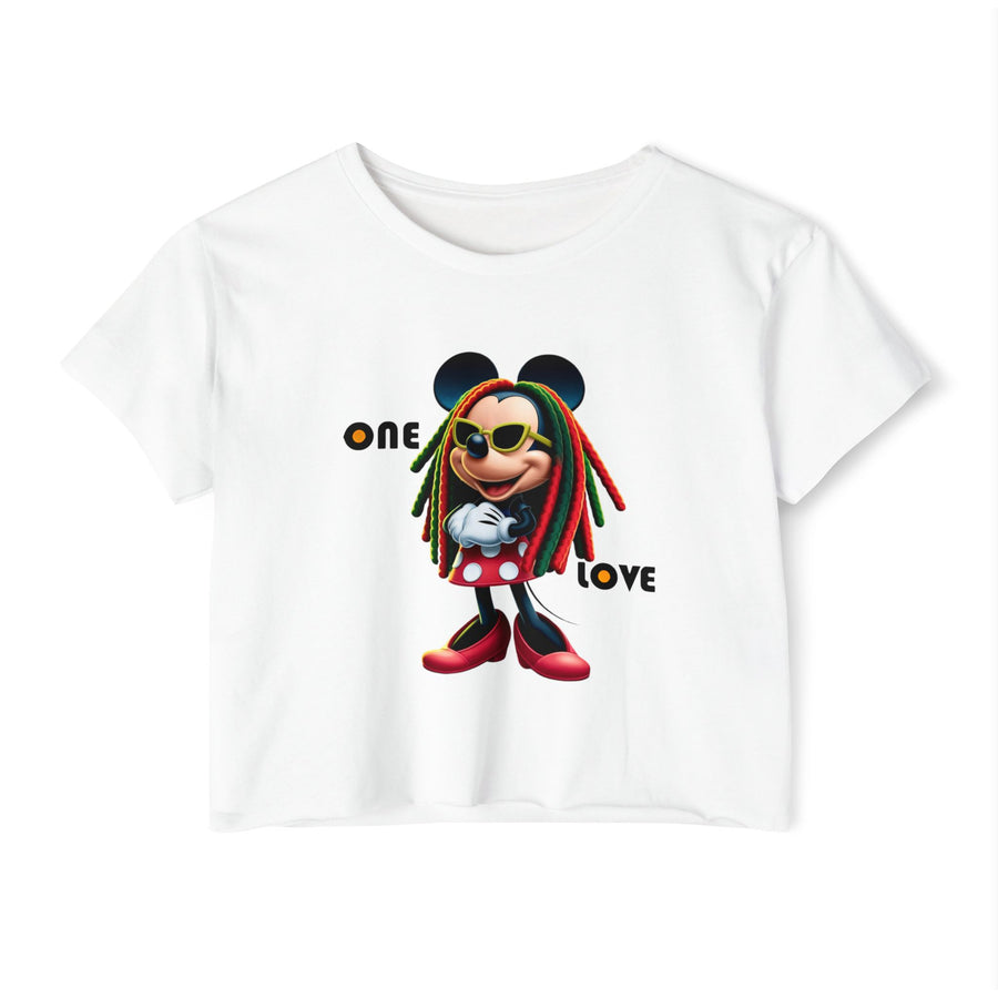 One Love Reggae Queen - Women's Crop Top