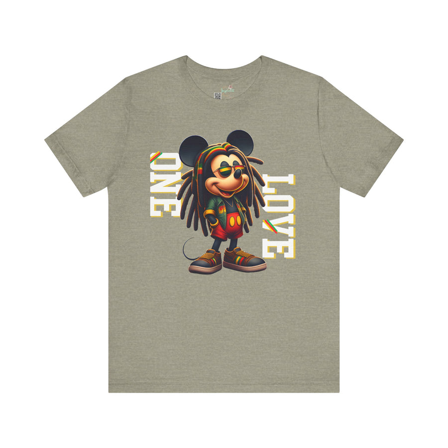 One Love Rasta Kingman- Men's Bella T-Shirt