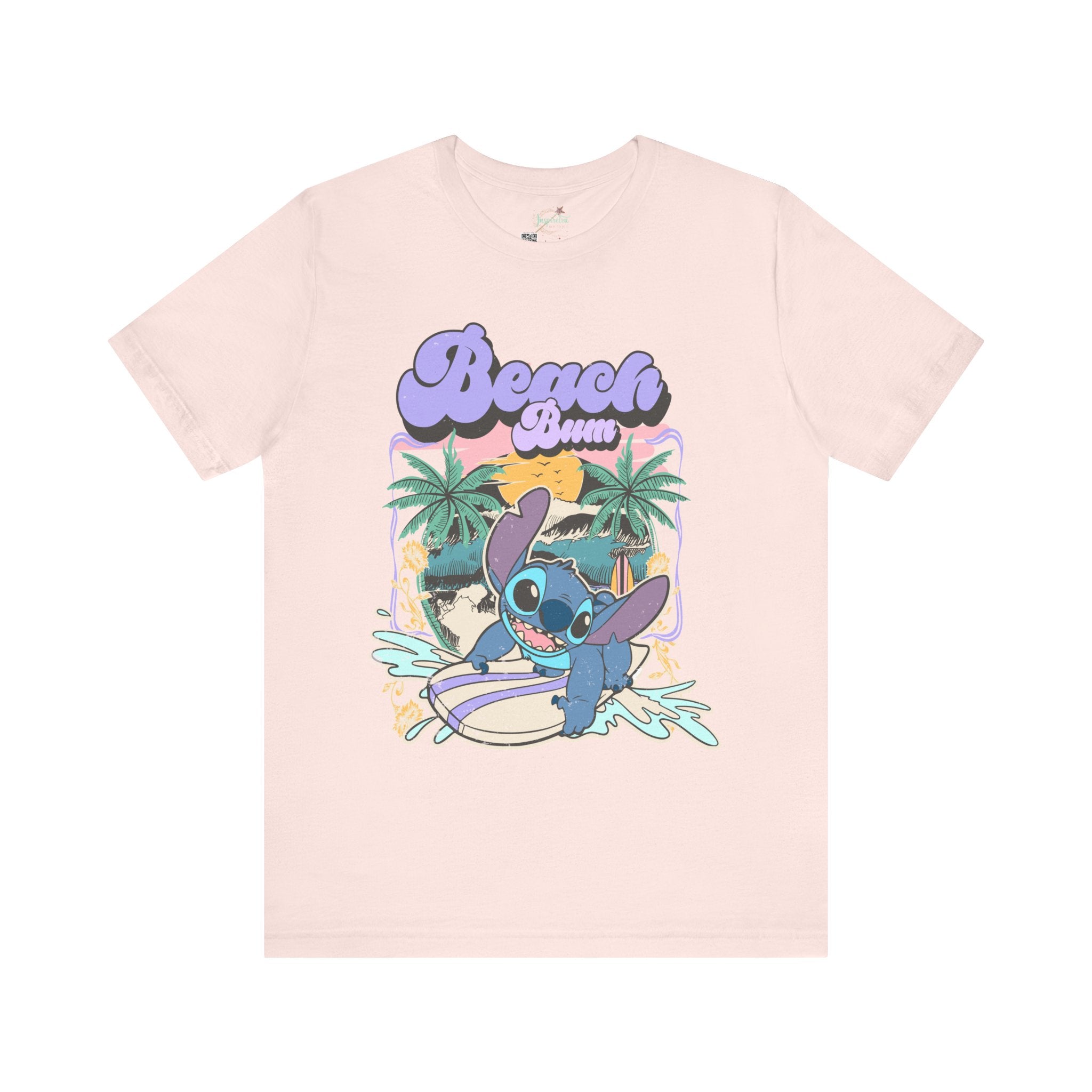 Beach Bum Stitch- Women's Bella Light Tee