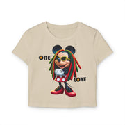 One Love Reggae Queen- Women's Baby Tee