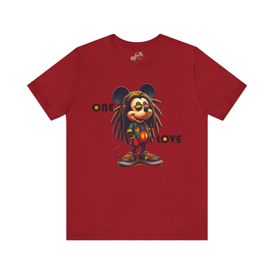 One Love Reggae Kingman- Men's Bella T-Shirt