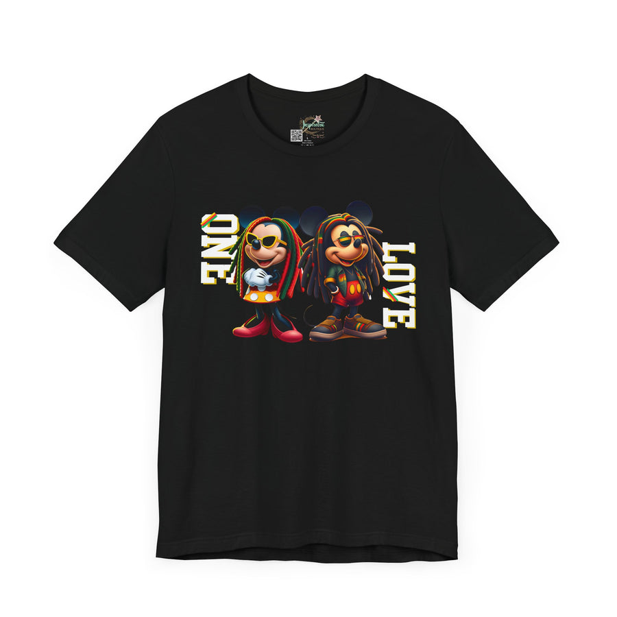 One Love Rasta Duo - Women's Bella Tee