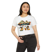 Aloha Sunrise Hula Duo- Women's Light Weight Crop Top