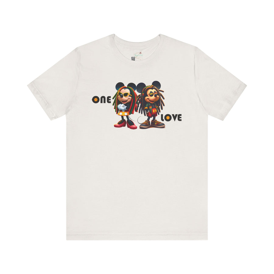 One Love Reggae Duo- Women's Bella Tee