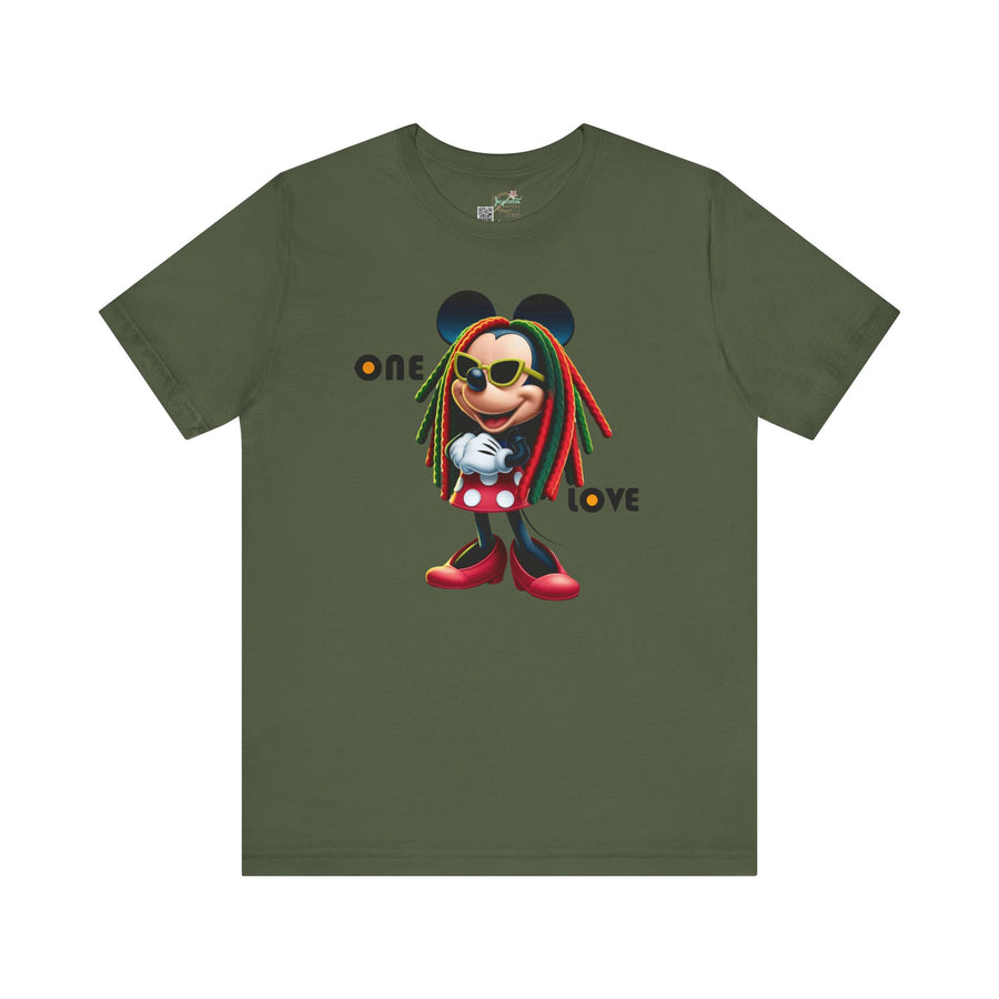 One Love Reggae Queen- Women's Bella Tee