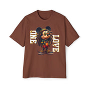 One Love Rasta Kingman- Men's Heavy Oversized Tee